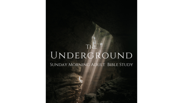 The Underground Sunday Adult Bible Study graphic